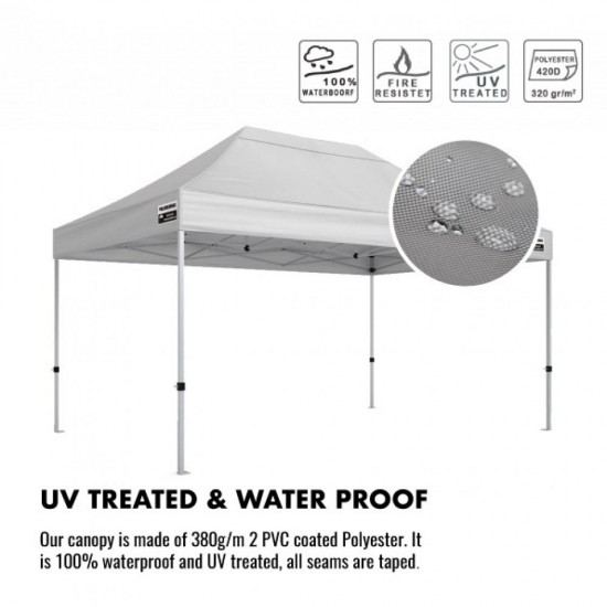 4.5x6m Twin Peak Package (FREE Rain Gutter)