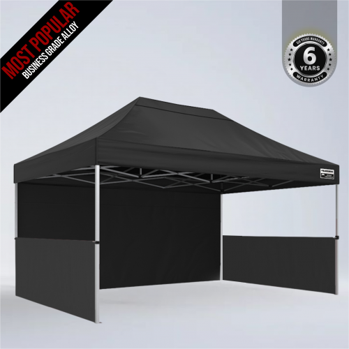 3x4.5m Max Alloy - Half Wall Package 