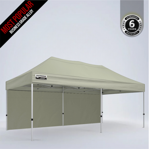 3x6m Max Alloy - Back Wall Package 