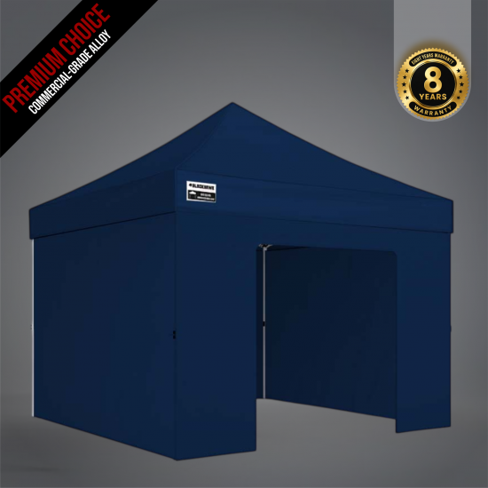 3x3m Pro Alloy -  Full Enclosed Package A (3x Solid + 1 Door Wall)