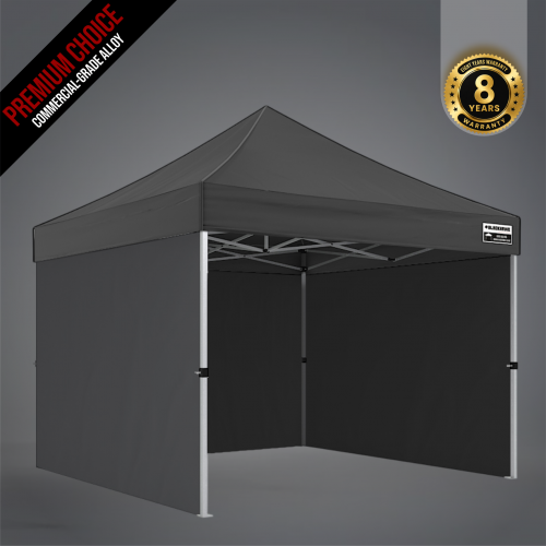 3x3m Pro Alloy - Semi-Enclosed Package A (3x Solid Walls)
