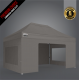 3x4.5m Pro Alloy Full Enclosed Package B (2x Window + 1 Solid + 1 Door Wall)