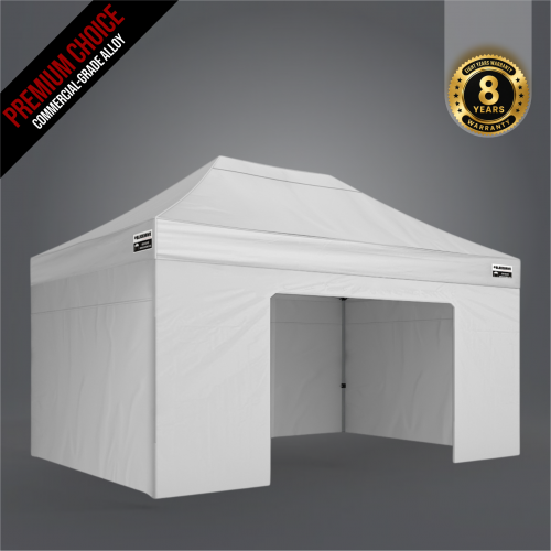 3x4.5m Pro Alloy Full Enclosed Package A (3x Solid + 1 Door Wall) 3x4.5m Pro Alloy Full Enclosed Package A (3x Solid + 1 Door Wall)