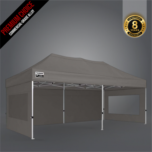 3x6m Pro Alloy Semi-Enclosed Package B (2x Window + 2 Solid Wall) 