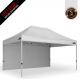 3x4.5m Pro Steel Gazebo - 1 Solid Wall Package