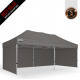 3x6m Pro Steel Semi-Enclosed Package A (3x Solid Walls)
