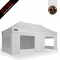 3x6m Pro Steel Full Enclosed Package B (2x Window + 2 Solid + 2 Door Wall)