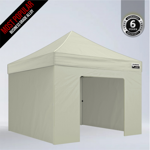3x3m Max Alloy - Solid & Door Wall Package 