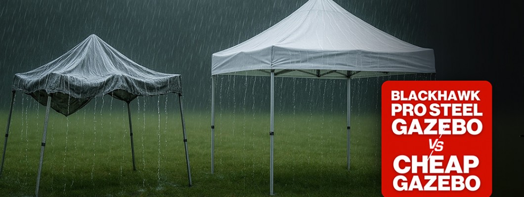 Why Our Gazebo (The Pro Steel Model) Will Save You More Than a Cheap $200 One
