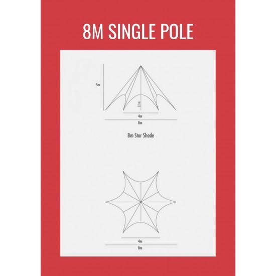 Star Tent: Single Pole