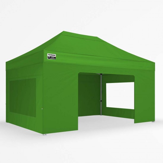 3x4.5m Apple Green Gazebo - Full Package