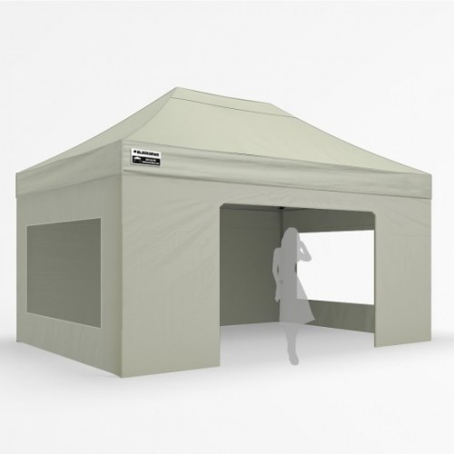 3x4.5m Grey Gazebo - Full Package