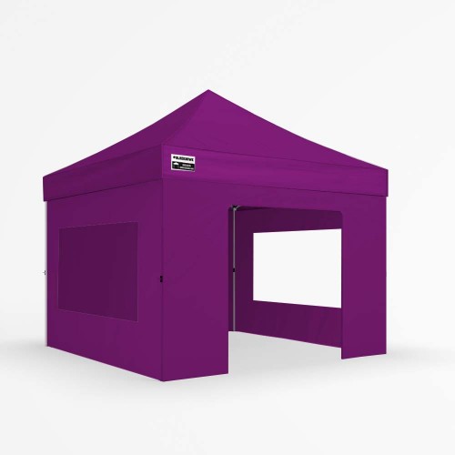 3x3m Lollipop Purple Gazebo - Full Package