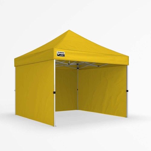 3x3m Yellow Gazebo - Three Wall Package 