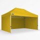 3x4.5m Yellow Gazebo - Three Wall Package 