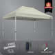 3x4.5m Pro Steel Gazebo – Essential Frame + Roof Package 