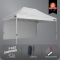 3x4.5m Pro Steel Gazebo - 1 Solid Wall Package