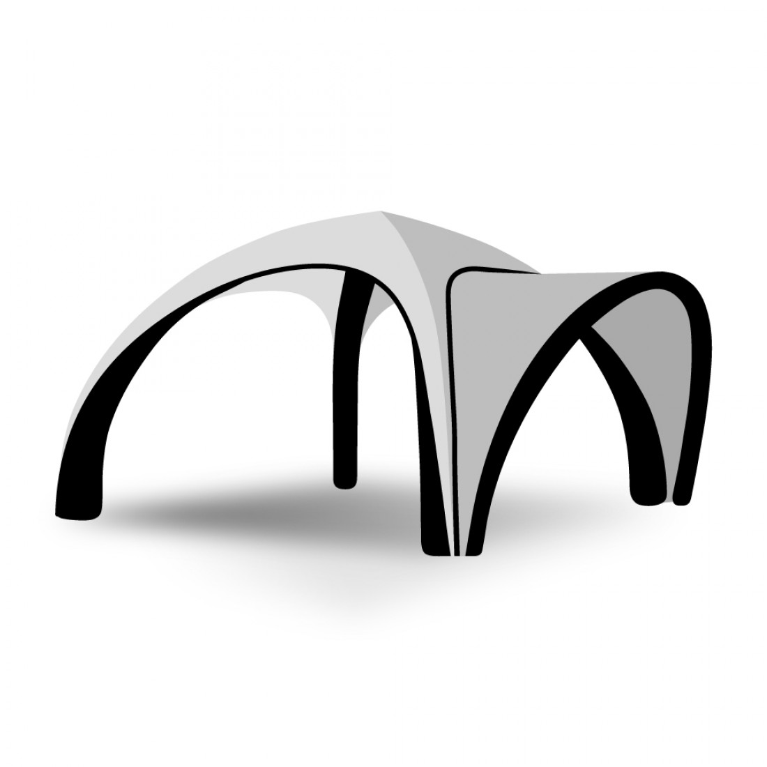 Versatile Inflatable Dome Blackhawk