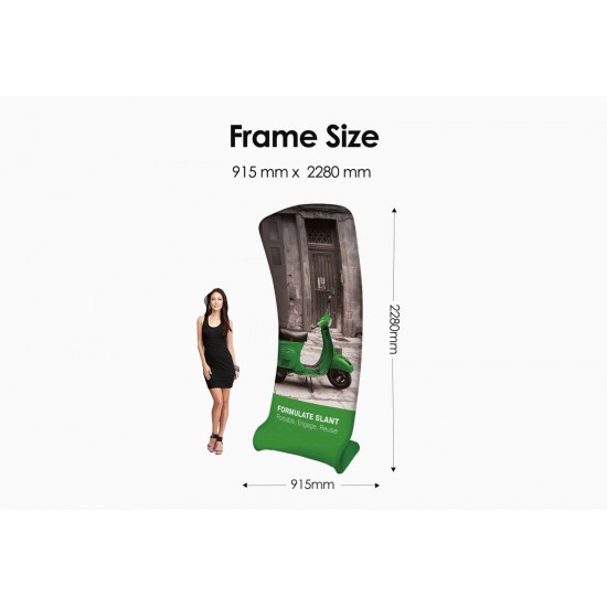 Fabric Snake Stand Up Banner