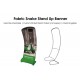 Fabric Snake Stand Up Banner