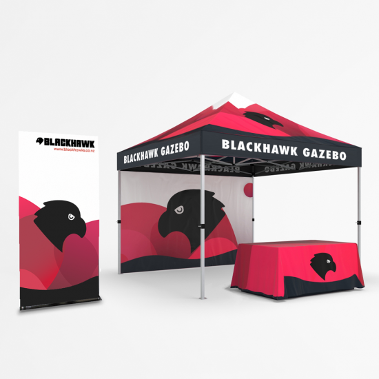 3x3m Custom Printed Pop-Up Gazebo |Event Plus Package 3x3m Custom Printed Pop-Up Gazebo |Event Plus Package