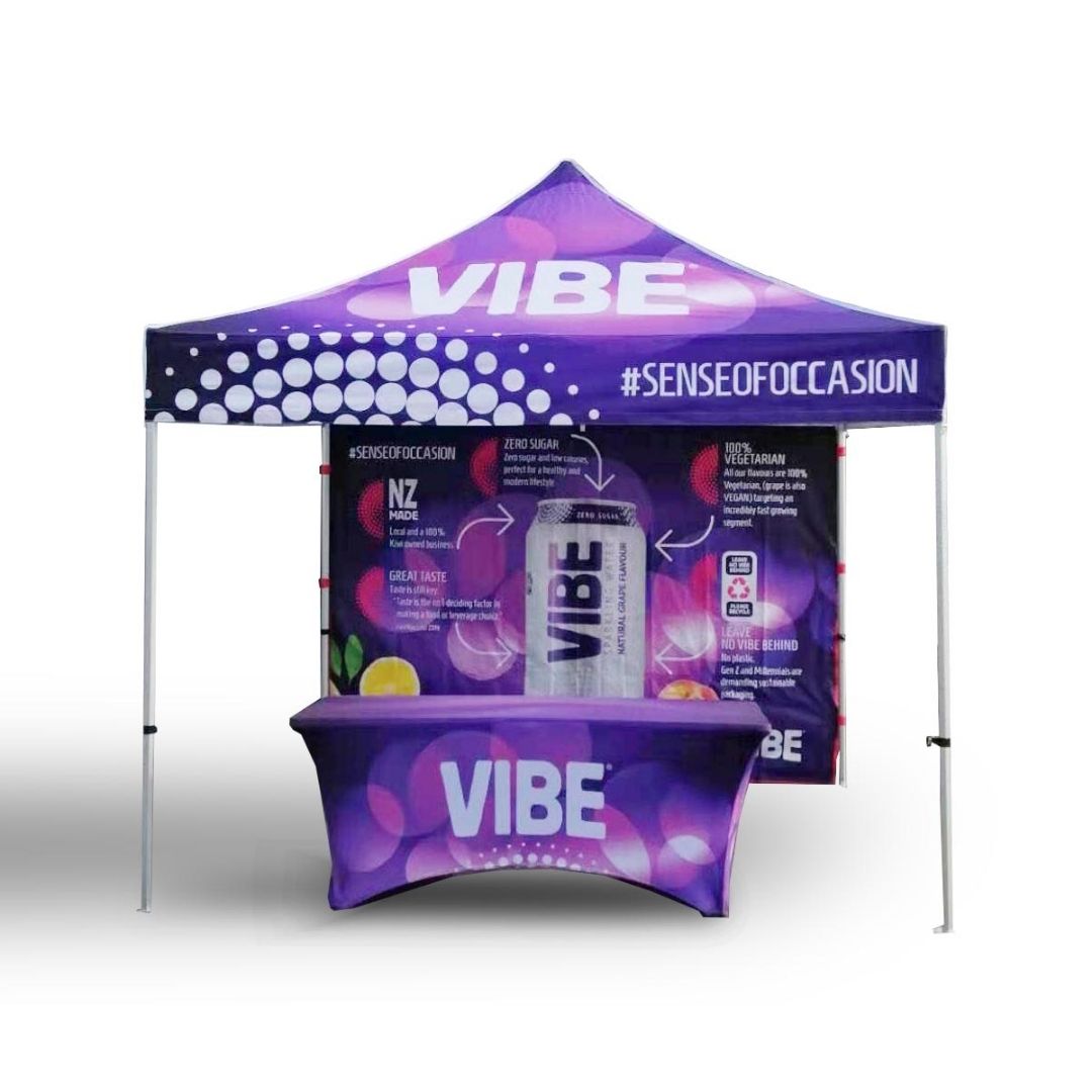 Pop-Up Gazebos at Music Festival